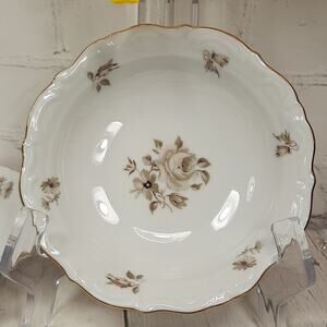 Winterling China Dawn Rose Pattern 5 1/2" Fruit / Dessert / Sauce Bowls Set of 5